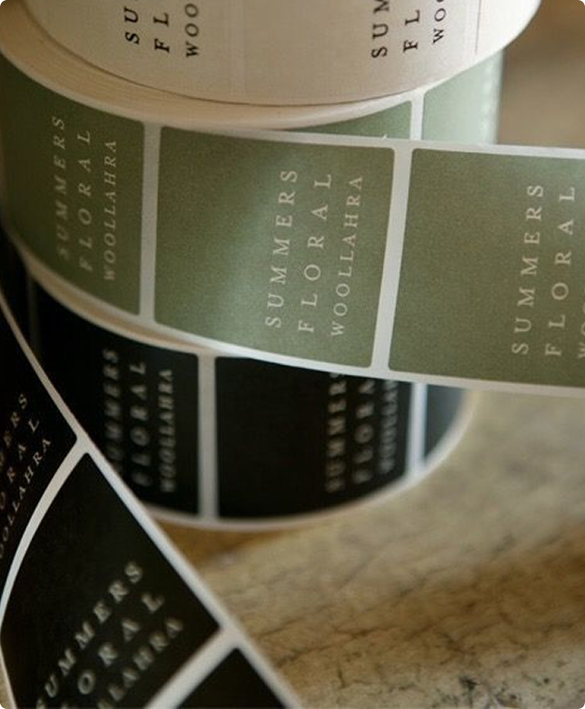 Etiquetas con esquinas redondeadas